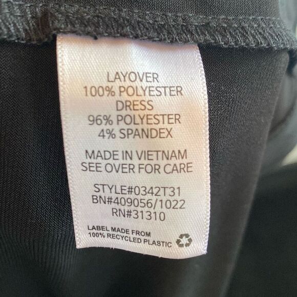 ALYX black dress with Floral overlay - Picture 9 of 10